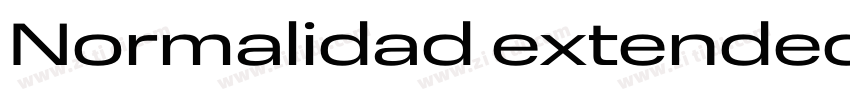 Normalidad extended字体转换 Normalidad extended字体转换